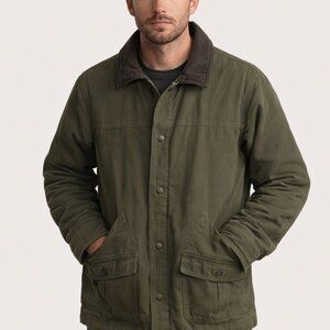 Sorel Men's Olive Field Jacket Size Medium Rugged Utility Coat